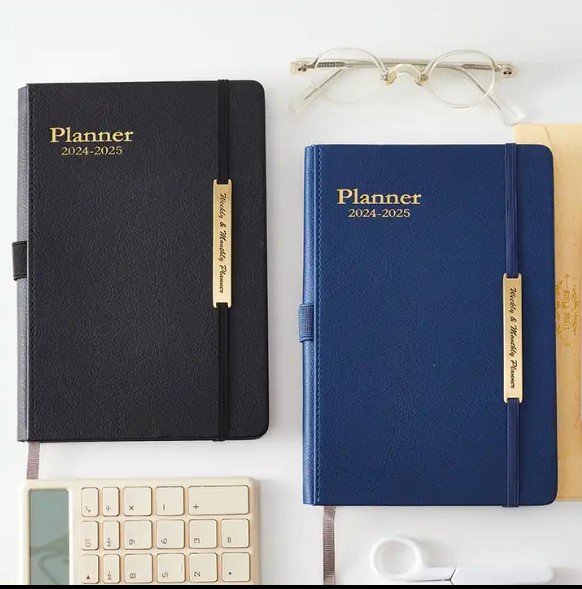  PU Diary 2024 Planner Notebook With Calendar Monthly 2023 Agenda Planner Notebook